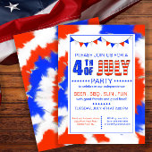 Rood, wit en blauw op 4 juli kaart