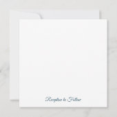 Rood wit en blauw Paisley Tortelduifjes Weddenscha Kaart (Achterkant)