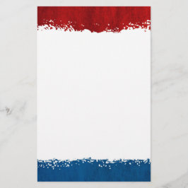 Rood wit en blauw papier