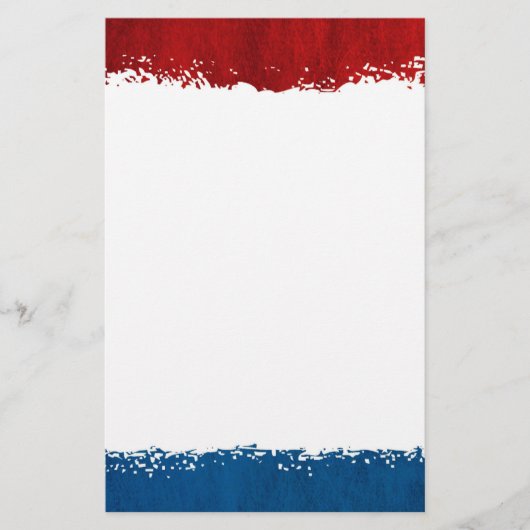 Rood wit en blauw papier (Voorkant)