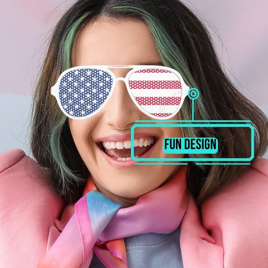 Rood Wit en Blauw Partij Zonnebril Party Favor