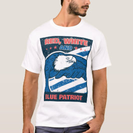 Rood, Wit en Blauw Patriot T-shirt