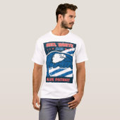 Rood, Wit en Blauw Patriot T-shirt (Voorkant volledig)