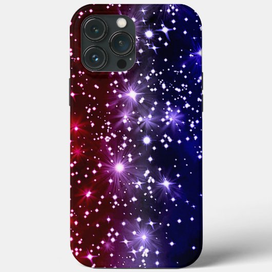 Rood wit en blauw patriotticum Case-Mate iPhone case (Achterkant)