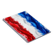 Rood Wit en Blauw patriottisch Notitieboek (Rechterzijde)