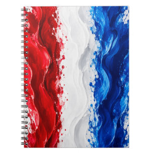 Rood Wit en Blauw patriottisch Notitieboek