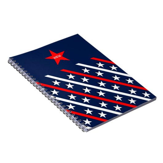 "Rood, wit en blauw patriottisch Notitieboek (Rechterzijde)