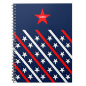 "Rood, wit en blauw patriottisch Notitieboek (Voorkant)