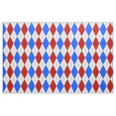 Rood, Wit en Blauw Patriottisch Patroon Argyle Stof (Fat Quarter)