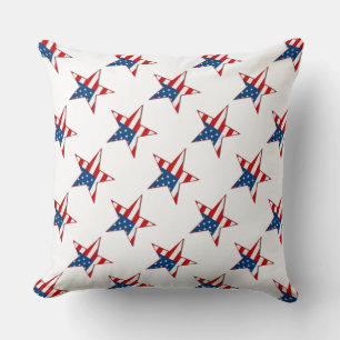 Rood wit en blauw patriottisch Sierkussen