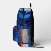 Rood Wit en Blauw patriottische Rugzak (Rechts)