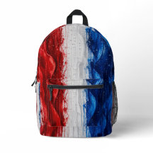 Rood Wit en Blauw patriottische Rugzak
