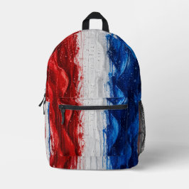 Rood Wit en Blauw patriottische Rugzak