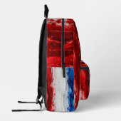 Rood Wit en Blauw patriottische Rugzak (Links)