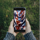 Rood, wit en blauw poster