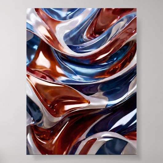 Rood, wit en blauw poster (Voorkant)