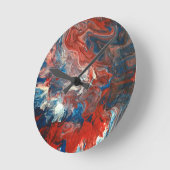 Rood, Wit en Blauw Ronde Klok (Hoek)