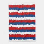 Rood, wit en blauw schaafje theedoek (Verticaal)