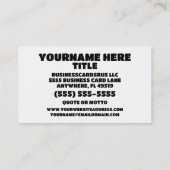 Rood Wit en Blauw Schilder Visitekaartje (Achterkant)