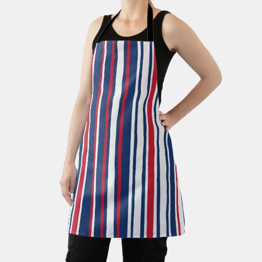 Rood, wit en blauw Schort (Insitu)