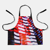 Rood wit en blauw schort (Voorkant)
