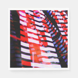 Rood wit en blauw servet