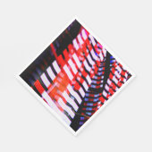 Rood wit en blauw servet (Hoek)