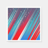 Rood, wit en blauw servet (Voorkant)