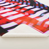 Rood wit en blauw sherpa deken (3/4)