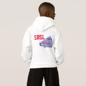 Rood, wit en blauw-Spirit Cheerleader (Achterkant volledig)