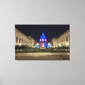 Rood, wit en blauw stadhuis canvas afdruk (Voorkant)