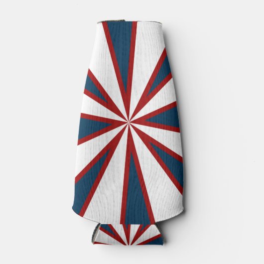 Rood, wit en blauw Starburst koeler (Voorkant)