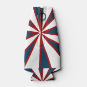 Rood, wit en blauw Starburst koeler (Achterkant)