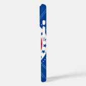 Rood, wit en blauw sterren vieren Case-Mate iPhone case (Achterkant / Links)