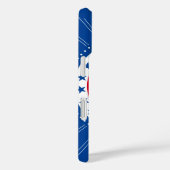 Rood, wit en blauw sterren vieren Case-Mate iPhone case (Achterkant / Rechts)