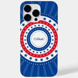 Rood, wit en blauw sterren vieren iPhone 16 hoesje