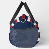 Rood, Wit en Blauw Streep Duffel Bag Plunjezak (Rechts)