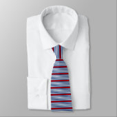 Rood wit en blauw stropdas (Gebonden)