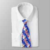 Rood, wit en blauw stropdas (Gebonden)