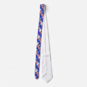 Rood, wit en blauw stropdas (Achterkant)