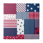 Rood, wit en blauw tegeltje (Voorkant)