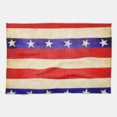 Rood, wit en blauw theedoek (Horizontaal)