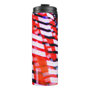 Rood wit en blauw thermosbeker