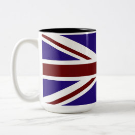 Rood-wit en blauw-Unie-vlag Reisbeker