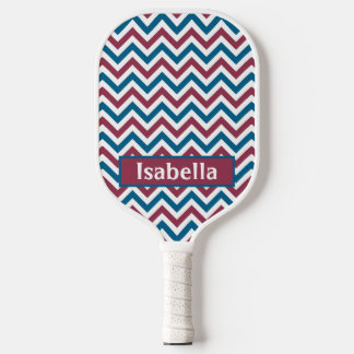 Rood Wit en Blauw USA Custom Name Pickleball Paddle