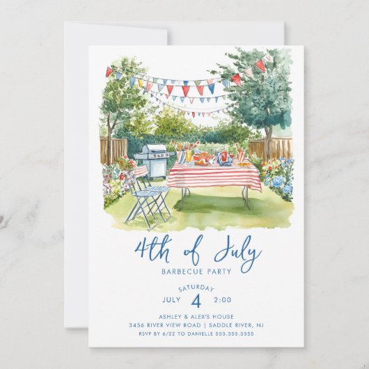 Rood, wit en blauw verzamelen kaart (Voorkant)