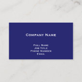 Rood, wit en blauw Visitekaartje (Achterkant)
