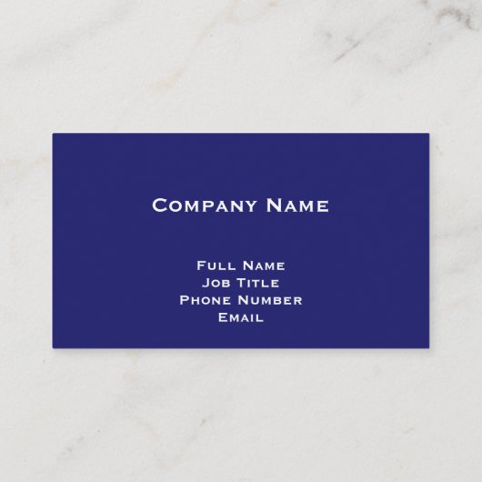 Rood, wit en blauw Visitekaartje (Achterkant)