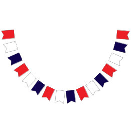 Rood Wit en Blauw Vlaggetjes