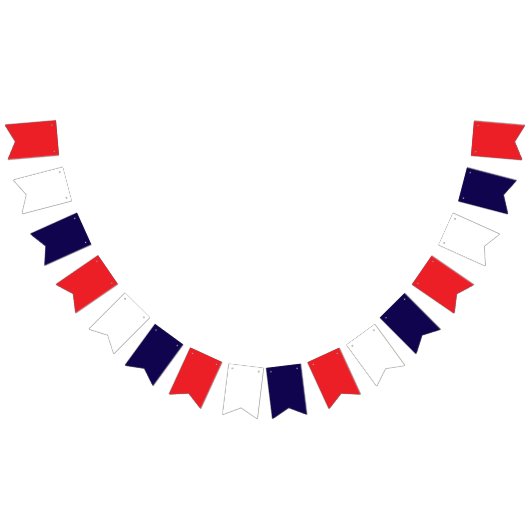 Rood Wit en Blauw Vlaggetjes (Alle)